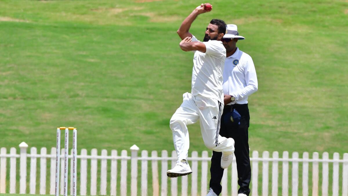 Duleep Trophy 2025: Shami makes subdued return to First-Class cricket but desire to play Tests is still there